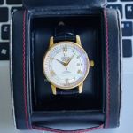 Swiss Replica Omega De Ville 9015 Watch White Dial Rose Gold Case